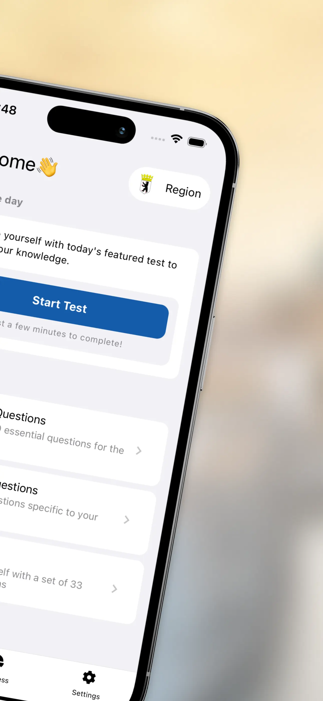 Leben in Deutschland Test screenshot 2